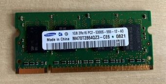 1GB DDR2 RAM do Notebooku