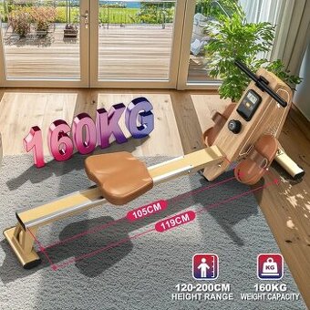 NOVÝ Veslovací domácí trenažér stroj