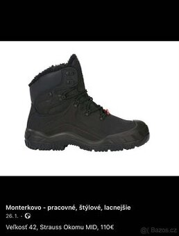 Pracovní boty, velikost 42, MIX