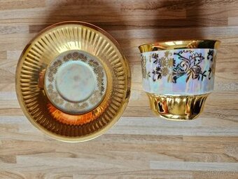 zlaté hrníčky s perletí - 1