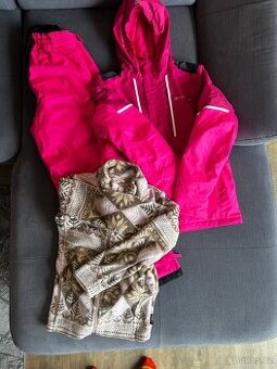 Dívčí lyžařská souprava alpine pro 152/158 a mikina 140/146