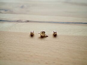 Náušnice stříbrné Tous