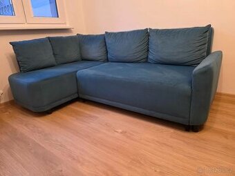 Pohovka s úložným prostorem a postelí