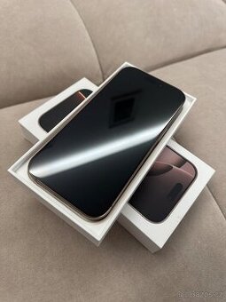 iPhone 16 Pro – 256 GB, Pouštní Titan – TOP STAV