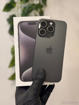 iPhone 15 Pro 256GB černý
