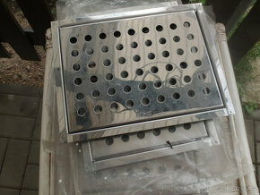 Chromované ventilační mřížky (8 kusů)