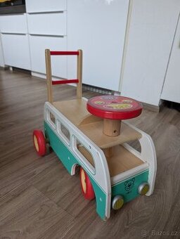 Odrážedlo - Chodítko autobus dřevěné 2v1 (Vilac) - 1