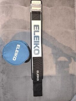 Eleiko EVA opasek s nerezovou přezkou - bílý