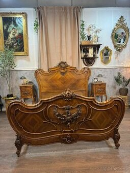 Francouzská postel ve stylu Louis XV (142021)