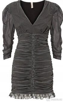 Dámské řasené mini šaty Bodyglirt vel.M/L/XL