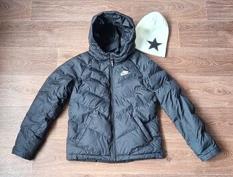 Zimní bunda Nike vel. L 147/158 + čepice