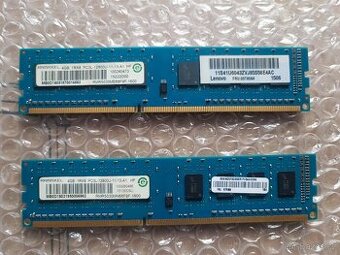 RAM 2x4GB (8GB) DDR3 1600 MHz