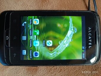 Prodám mobil ALCATEL OT-918D černý, dotek.