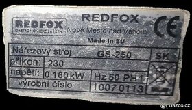 Nářezový stroj  RedFox GS-250