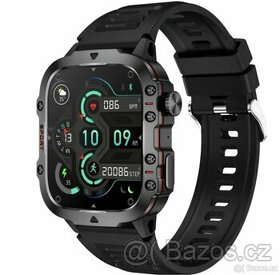 černý / bílý smart watch ( úplně nový ) - 1