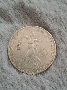 5 koruna 1908 výroční