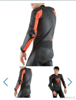 Kombinéza na moto Dainese LAGUNA SECA 5 1PC LEATHER SUIT BLA