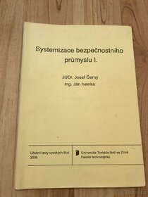 Skripta Systemizace bezpečnostního průmyslu 1, Černý, Ivanka - 1