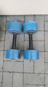 Kotouce, činky, osa