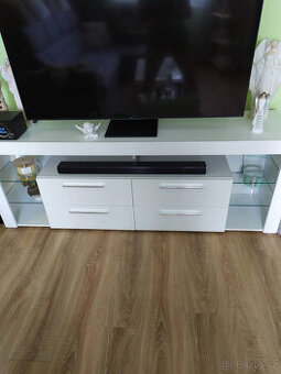 Skříňka, televizní stolek s LED, 180x66x44