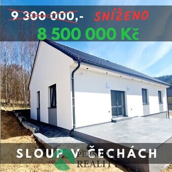 Prodej rodinné domy, 129 m2 - Sloup v Čechách, ev.č. 02212 - 1