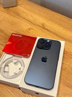 iPhone 15 Pro 128 GB Blue Titan V TOP stavu 87%