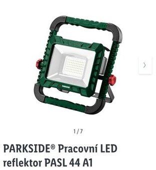 Led reflektor ze zárukou 240V Parkside