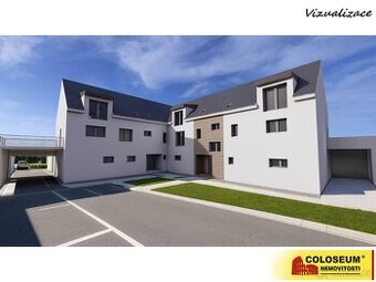Hrušovany nad Jevišovkou, byt 3+kk novostavba, terasa, sklep