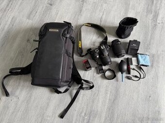 Nikon D3300 + objektivy 18-55 mm a 55-200 mm - REZERVACE