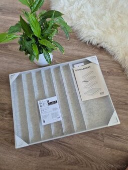 Vložka, organizér KOMPLEMENT Ikea s přihrádkami, šedá