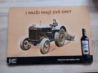 Plechová cedule fernet