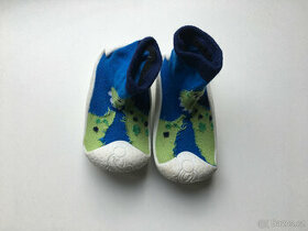 Ponožkoboty zelená modrá 22