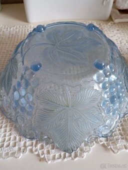 Retro mísa modré sklo