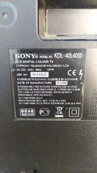 Náhradní díly SONY Bravia