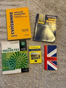 Angličtina - Set knih - nepopsané jako nové