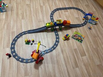 LEGO DUPLO 10508 - nákladní vlek DELUXE kompletní TOP STAV