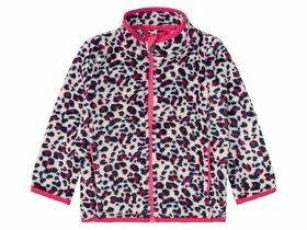 Nová dívčí plyšová mikina chlupatka 110 / 116