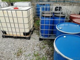 Sudy plechové a plast a nádrže na vodu