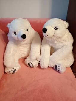 Velký plyšový lední medvěd IKEA