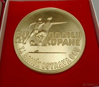 🏆 Sběratelské medaile Baník Ostrava + busty