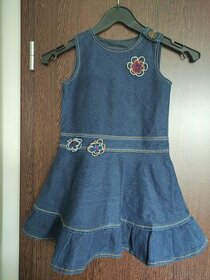 Prodám riflové šaty vel. 2 - 4