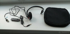 Použitý jednostranný Sluchátka Plantronics Černý 3215 USB-A