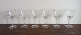 Designové retro skleničky na sekt, nebo Martini