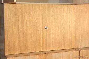 Skříňka s poličkou, uzaviratelná - borovice limba