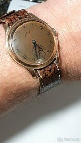 Zlaté hodinky Eros 14 kar. 12,7 gr. 35mm