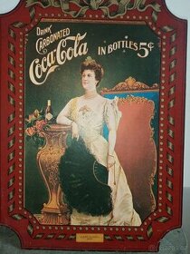Replika reklamní tabule Coca cola