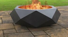Ohniště, topeniště, grill - hexagon