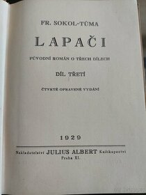 Kniha Lapači-F.Sokol Tůma.