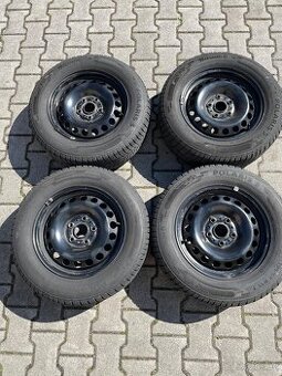 Plechové disky 5x112 R15 s zimní pneu