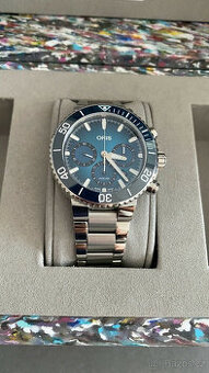 Potápěčské hodinky Oris Aquis Blue Whale Chronograph Limited - 1